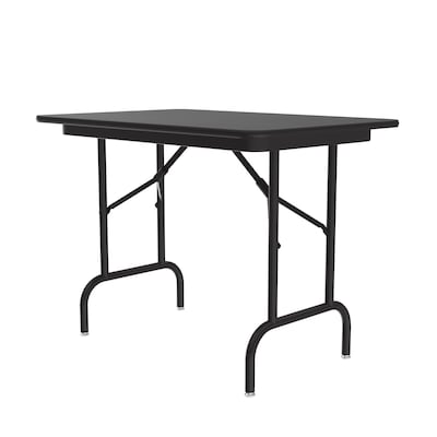Correll Folding Table, 48x24 , Black Granite (CF2448TFK-07)