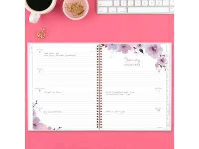 2025 Cambridge Mina 8.5 x 11 Weekly & Monthly Planner, Poly Cover, Multicolor (1134-905-25)