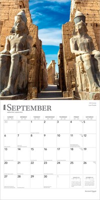 2026 BrownTrout Ancient Egypt 12" x 12" Monthly Wall Calendar (9798330702107)