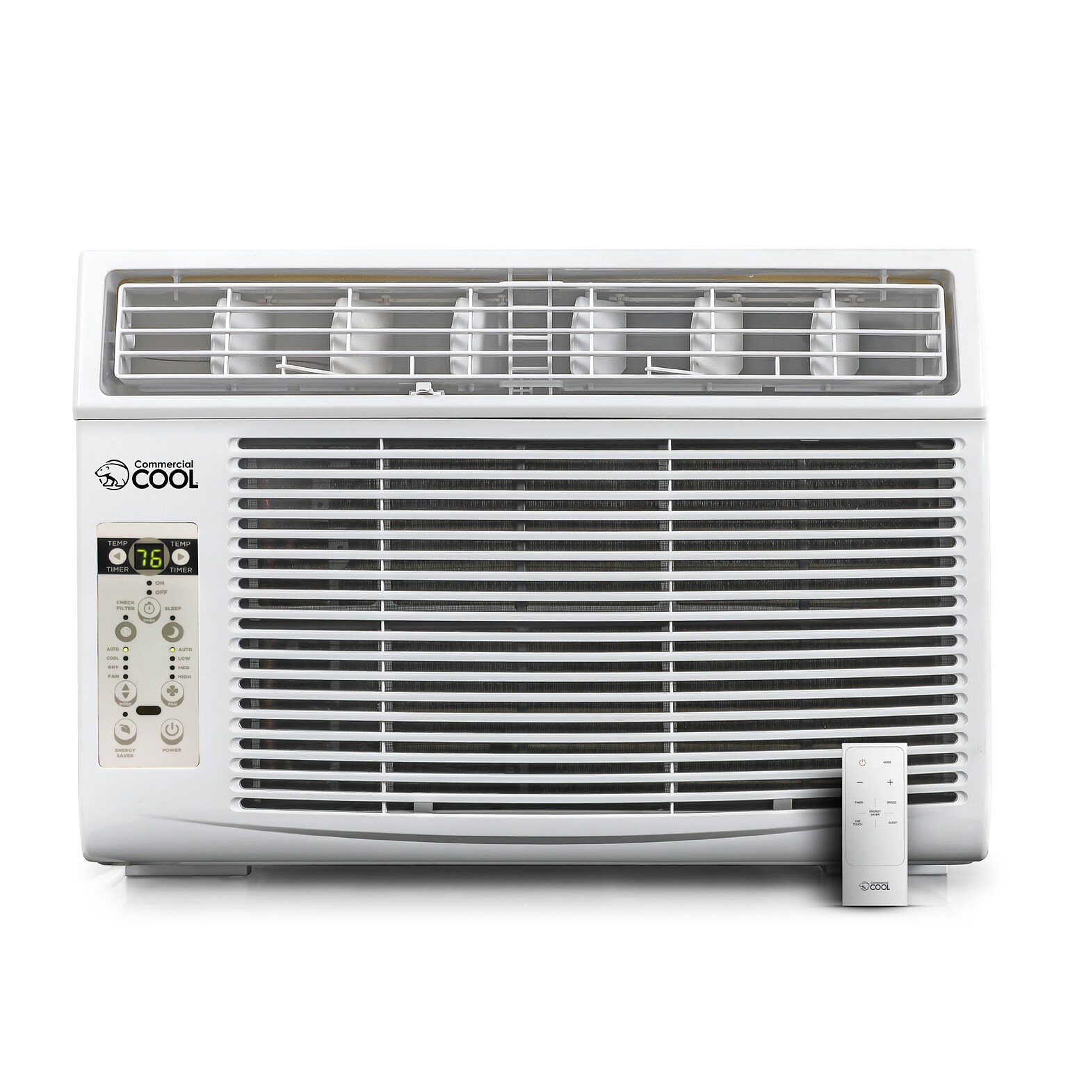 Commercial Cool 115-Volt 8,000 BTU Window Air Conditioner, with Remote, White (CWAM08W6C)