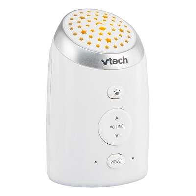 VTech DECT 6.0 Digital Audio Baby Monitor with Glow-on-Ceiling Night-Light & 2 Parent Units, White (TM8212-2)