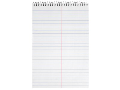 Better Office Steno Pad, 6 x 9, Gregg-Ruled, Yellow, 60 Sheets/Pad, 8 Pads/Pack (25808-8PK)