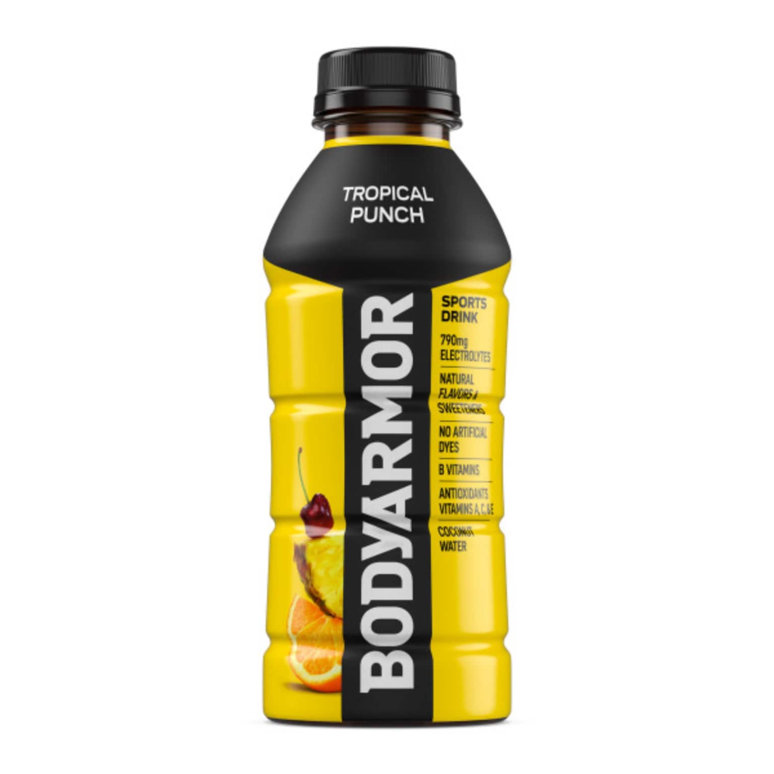 BodyArmor SuperDrink Tropical Punch Sports Drink, 16 Oz. Bottle, 12/Pack (100008-1.4)