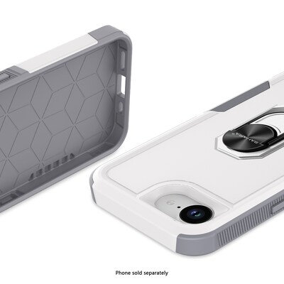 SaharaCase Raider Series Phone Case for iPhone 16e, Shock Absorbing, Fossil White (CP00817)