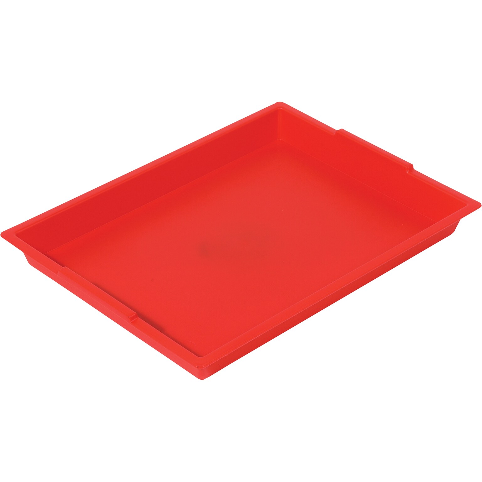 Deflect-O Little Artist Polypropylene Paint Tray, 1.83 x 16.04 x 12.07, Red (39507RED)