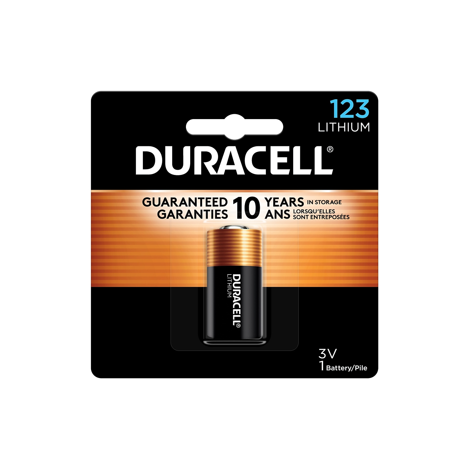 Duracell 123 Lithium Battery (DL123ABPK)