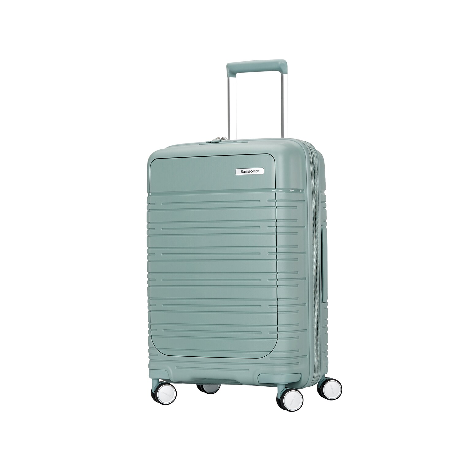Samsonite Elevation Plus 23 Hardside Carry-On Suitcase, 4-Wheeled Spinner, TSA Checkpoint Friendly, Green (142910-1244)