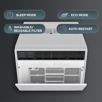 TCL 115-Volt 8000 BTU Window Air Conditioner with Remote, WiFi Enabled, White (T08WV9S)