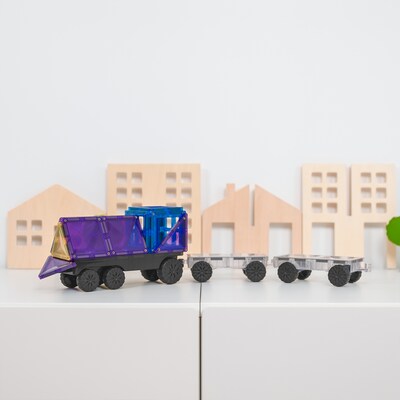 Connetix Magnetic Tiles Rainbow Transport Pack, 50 Pieces (CNTR00050TR)