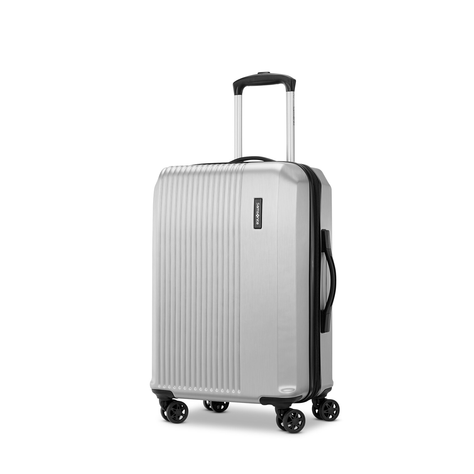 Samsonite Alliance 10 Hardside Carry-On Suitcase Spinner, Aluminum Silver (145793-7378)