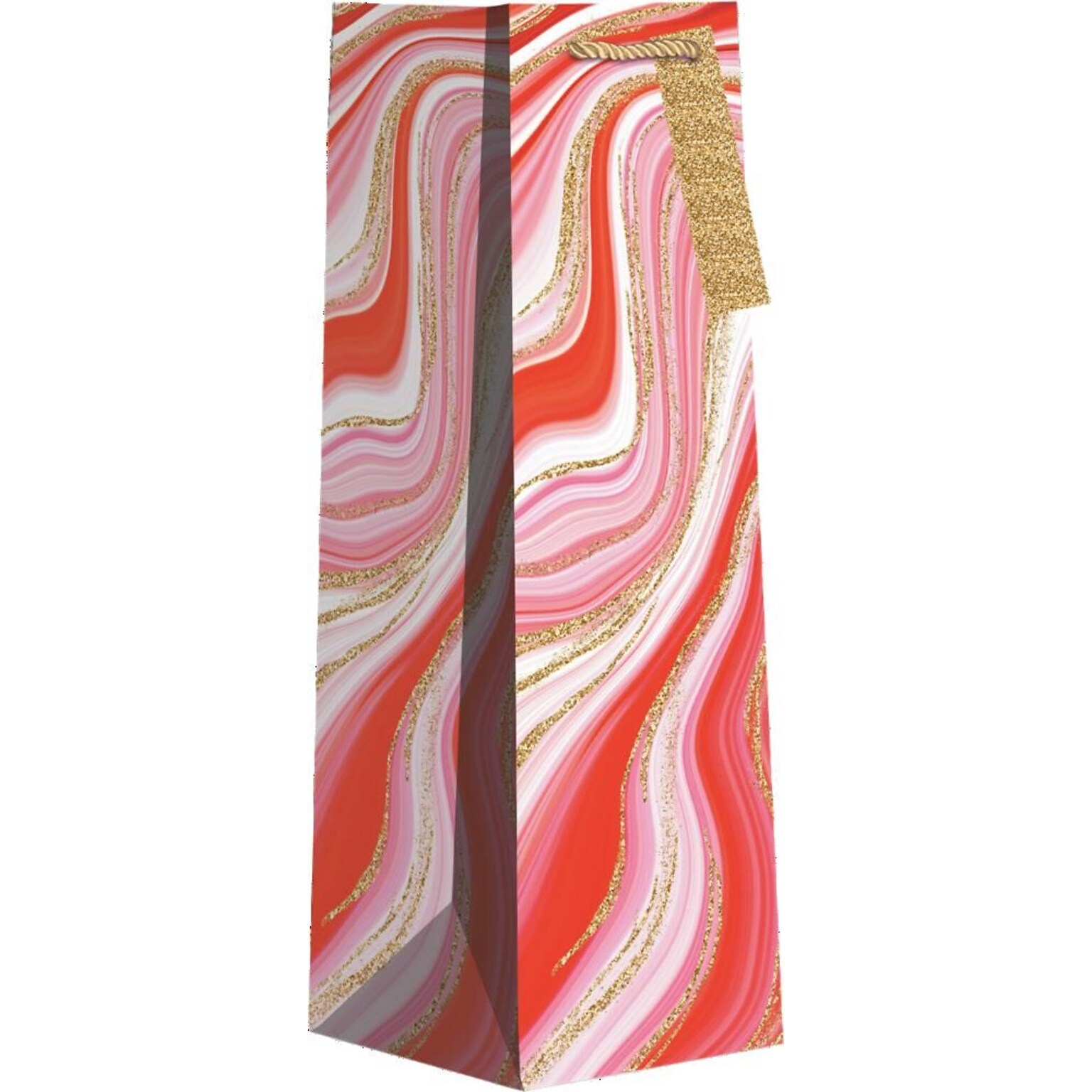 JAM Paper Peppermint Bark Gift Bags, 120/Pack (526BXBT5151)