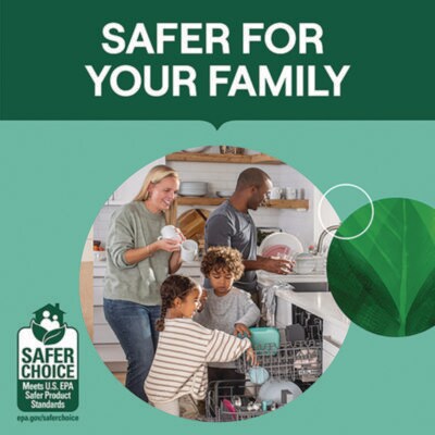 Seventh Generation Natural Automatic Dishwasher Detergent Packs, Free and Clear, 45 Powder Packets