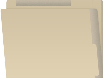 Medical Arts Press Heavy-Duty End Tab File Folder, Straight Cut, Letter-Size, Manila, 50/Box (S-09466-GRY)