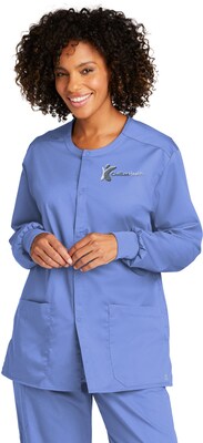 WINK UNISEXX WORKFLEX SNAP-FRONT SCRUB JACKET