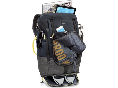 Solo New York Everyday Max Laptop Backpack, Large, Navy (ACV732-4)