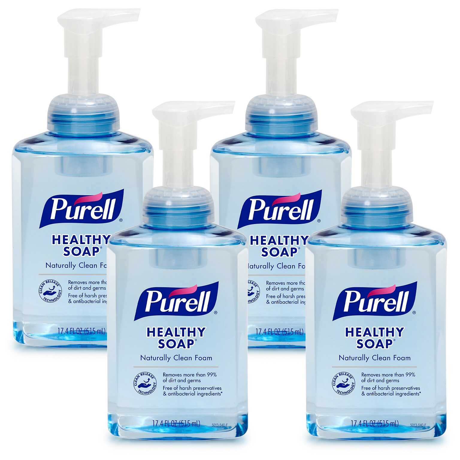 PURELL Foaming Hand Soap, Citrus Scent, 17.4 fl oz, 4/Box (5013-04)