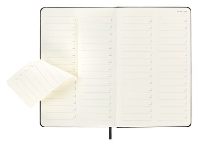 Moleskine Classic 12 Month 2024 Weekly Horizontal Planner, Hard Cover,  Pocket (3.5 x 5.5), Black