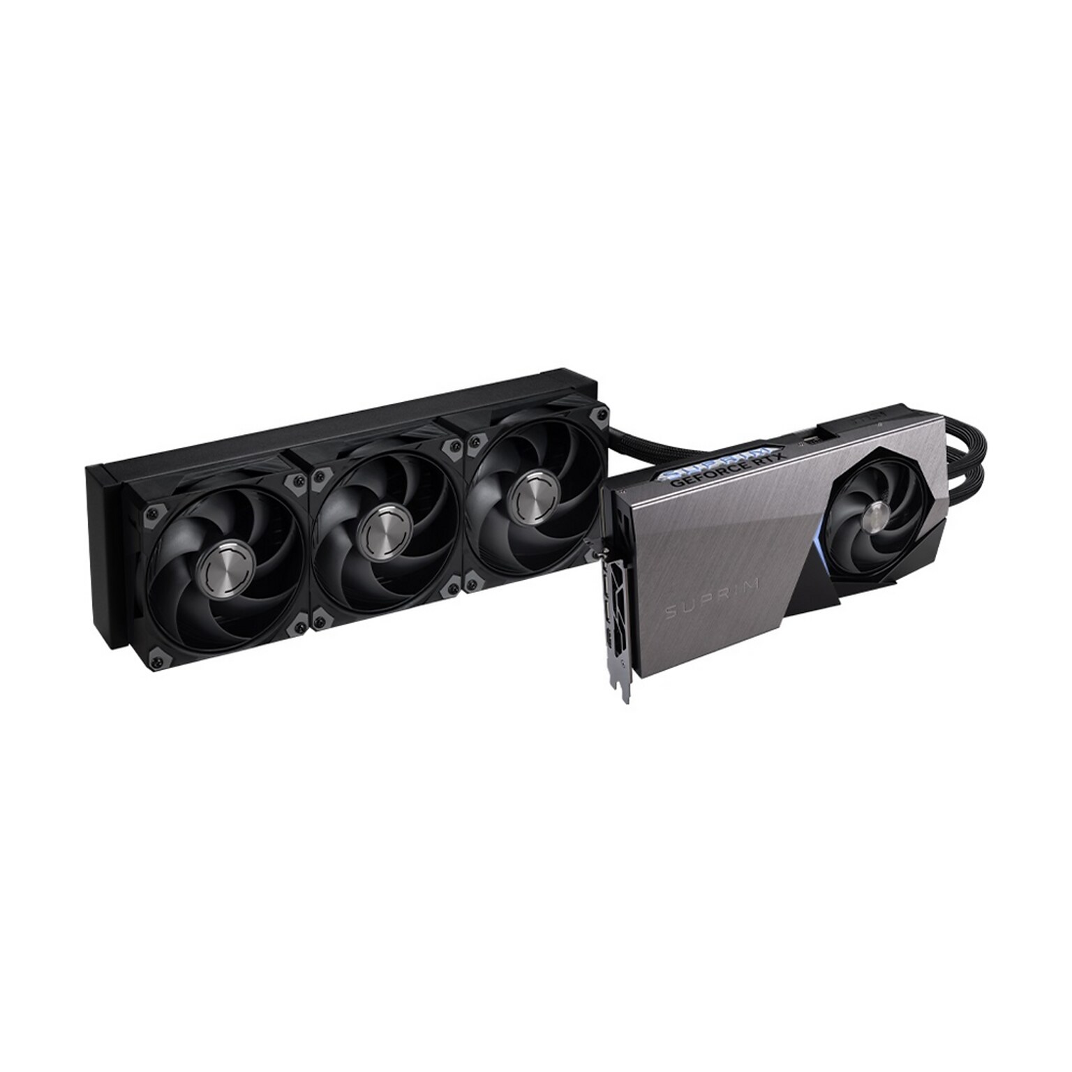 MSI GeForce NVIDIA PCI EXPRESS 5.0 16GB GDDR7 Gaming Graphics Card, 2760 MHz Core, Black (G5080-16SLS)