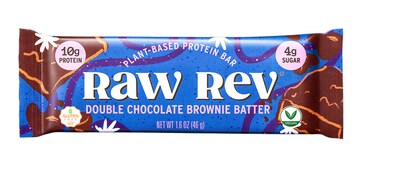 Raw Rev Gluten Free Double Chocolate Brownie Batter Protein Bar, 1.6 oz., 12 Bars/Box (RR-S-DCBB)