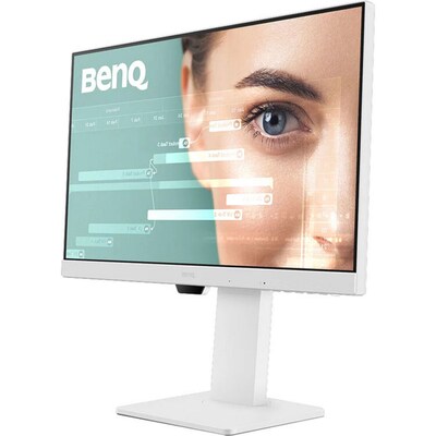 BenQ 23.8" Eye-Care FHD IPS 75Hz Monitor, HDR10, Adaptive Sync, Built-In Speaker, Height Adjustable, White (GW2486TC)