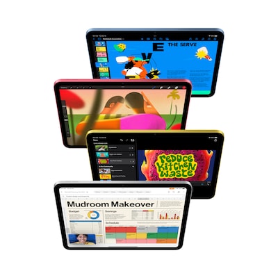 Apple iPad 10.9" Tablet, 64GB, WiFi + Cellular, 10th Generation, Pink (MQ6M3LL/A)