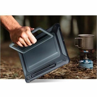 Samsung 11" Rugged Outdoor Cover for Galaxy Tab S9, Black (EF-RX710CBEGUJ)
