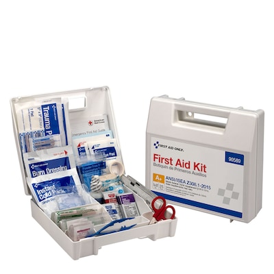 First Aid Only First Aid Kits for 25 People, 141 Pieces, White (90589)