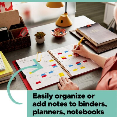 Post-it® Flags and Arrow Flags Value Pack, 1" Wide and .47" Wide, 196 Flags/Pack plus bonus Post-it® Tabs (680-BBBGA4VA)