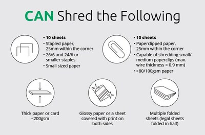 Kensington OfficeAssist Shredder M150-HS Anti-Jam Micro Cut, Black (K52077AM)