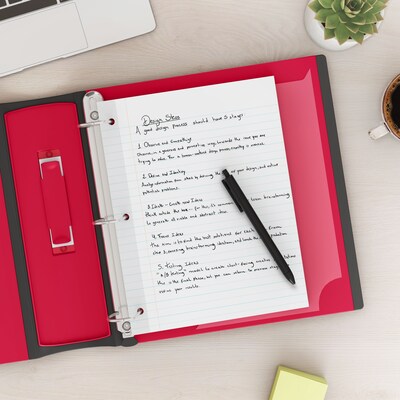 Staples Wide Ruled Filler Paper, 8" x 10.5", White, 100 Sheets/Pack (ST23904G)