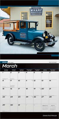 2026 BrownTrout Classic Ford Pickups 12" x 12" Monthly Wall Calendar (9798330701612)