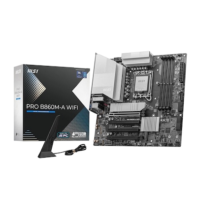 MSI PRO Socket LGA 1851 Micro ATX Intel Core Ultra Motherboard (PRO B860M-A WIFI)
