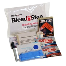 MobileAid BleedStop Immediate Response Bleeding Control & Gunshot Wound 150-Person Trauma Bag (32710