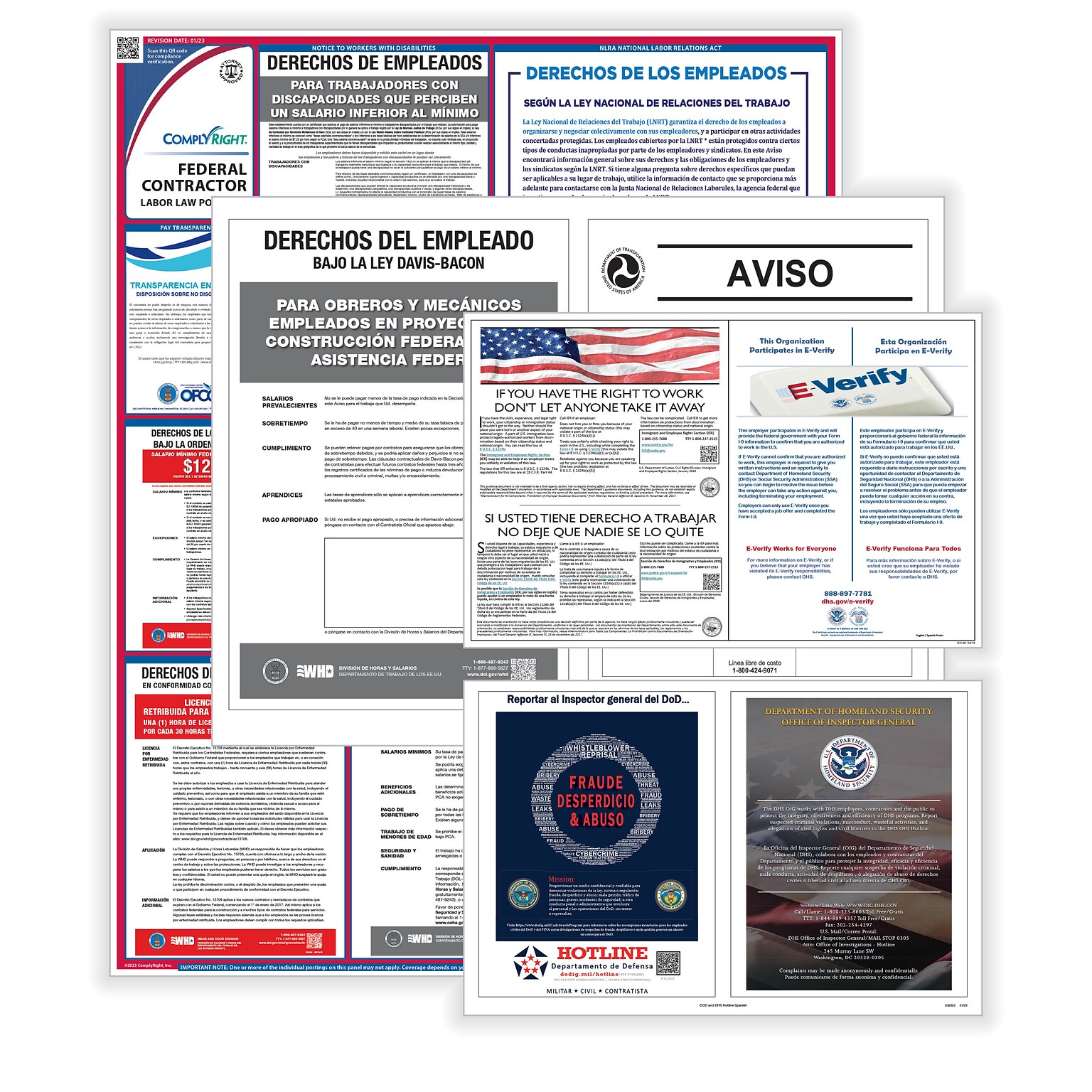 ComplyRight Federal Contractor (Spanish) Subscription Service (U1200CFCS)
