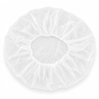 Global Industrial Polypropylene Bouffant Cap, 24, White, 100/Bag (708192B)