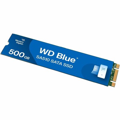 Western Digital Blue SA510 500GB M.2 SATA Solid State Drive, 3D NAND (WDS500G3B0B-00AXS0)