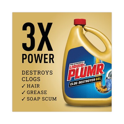 Liquid Plumr® Clog Destroyer + PipeGuard, Gel, 80 oz