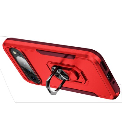 SaharaCase Raider Phone Case for Google Pixel 9 Pro XL, Shock Absorbing, Viper Red (CP00611)