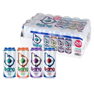 Bang Energy Variety Pack, 16 oz., 24/Pack (220-02528)