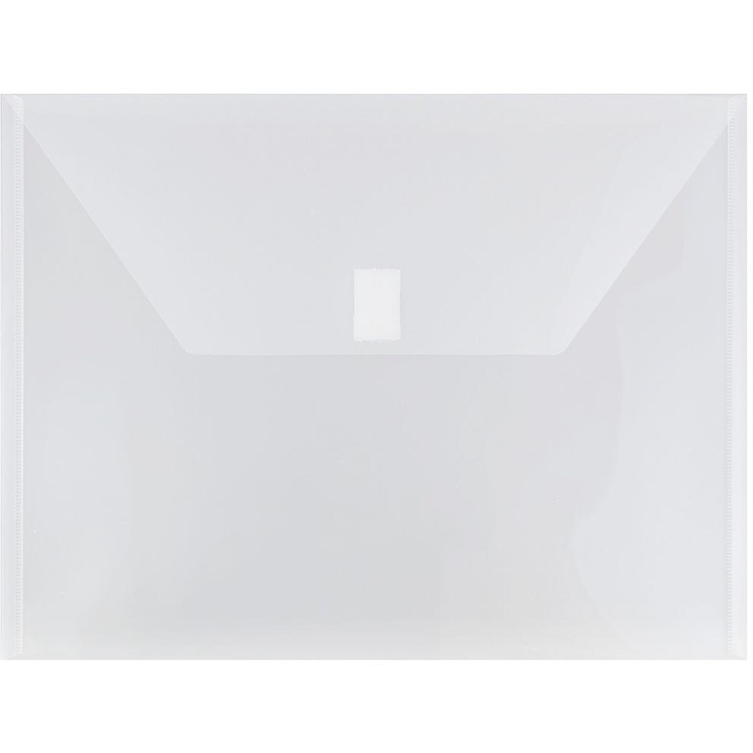 JAM Paper Premium Plastic Document File, Letter, Clear, 3/Pack (218V0CLX3)