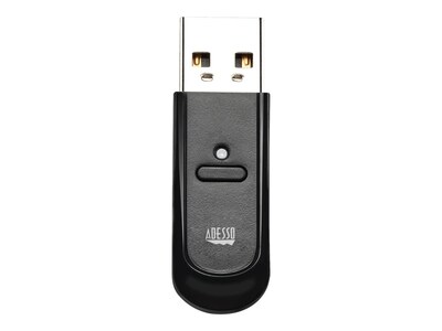 Adesso iMouse Wireless Ambidextrous Mouse, Black (iMouse P30)