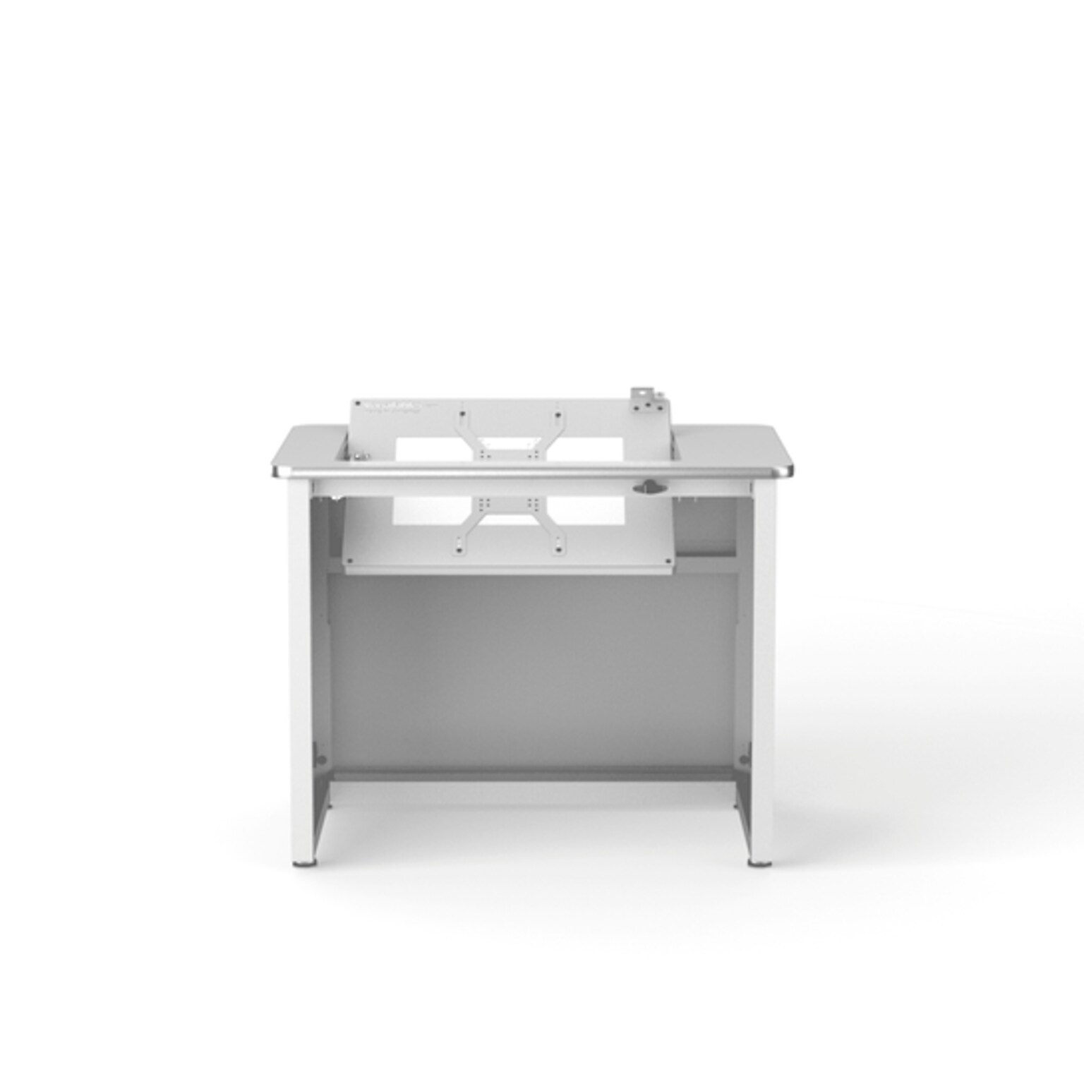 VersaDesk Enclosed Revolution 36W Computer Desk, White (RSD3624-WW)