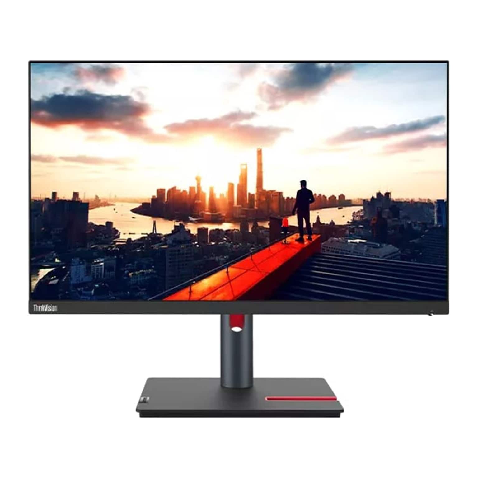 Lenovo ThinkVision P24h-30 23.8 60 Hz LED Monitor, Black (63B3GAR6US)
