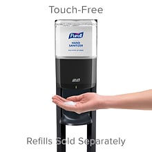 PURELL ES8 Automatic Floor Stand Hand Sanitizer Dispenser, Graphite/Black (7218-DS)