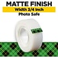 Scotch Magic Tape, Invisible, 3/4 in x 1000 in, 10 Tape Rolls, Clear, Refill, Home Office and Back to School Classroom Supplies