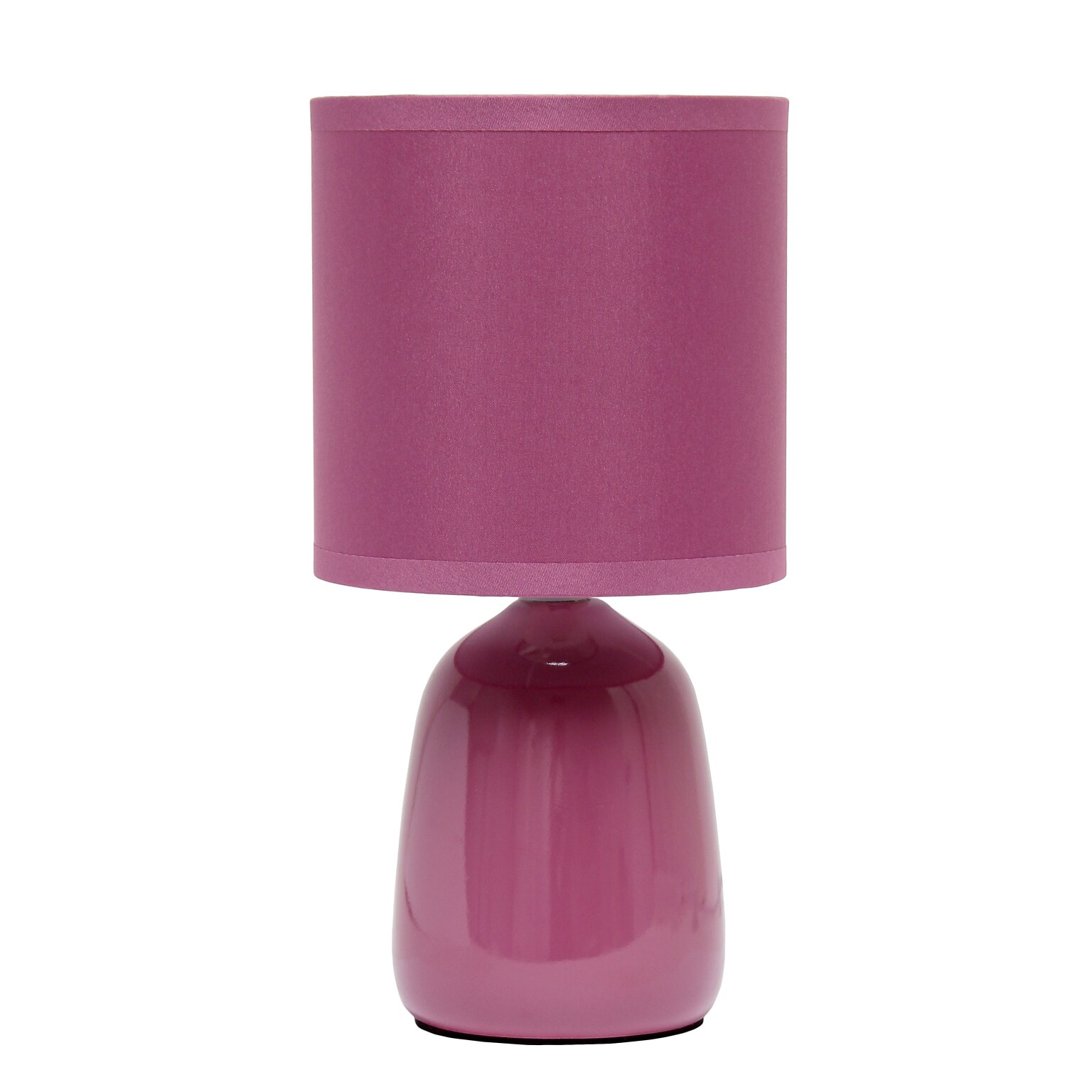 Simple Designs Table Lamp, Mauve (LT1134-MVE)