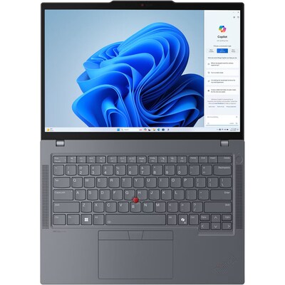 Lenovo ThinkPad T14 Gen 5 14" LED AI Laptop, Copilot, Intel Core Ultra 5 125U, 1.3GHz, 16GB RAM, 256GB SSD, Windows 11 Pro, Gray