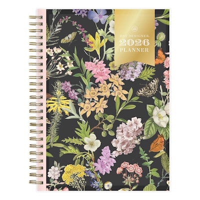 2026 Blue Sky Day Designer Heirloom 8.5 x 11 Weekly & Monthly Planner, Plastic Cover (154663)