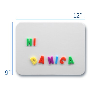 Flipside Magnetic Dry-Erase Whiteboard Set, 9" x 12", 12/Pack (FLP31004)