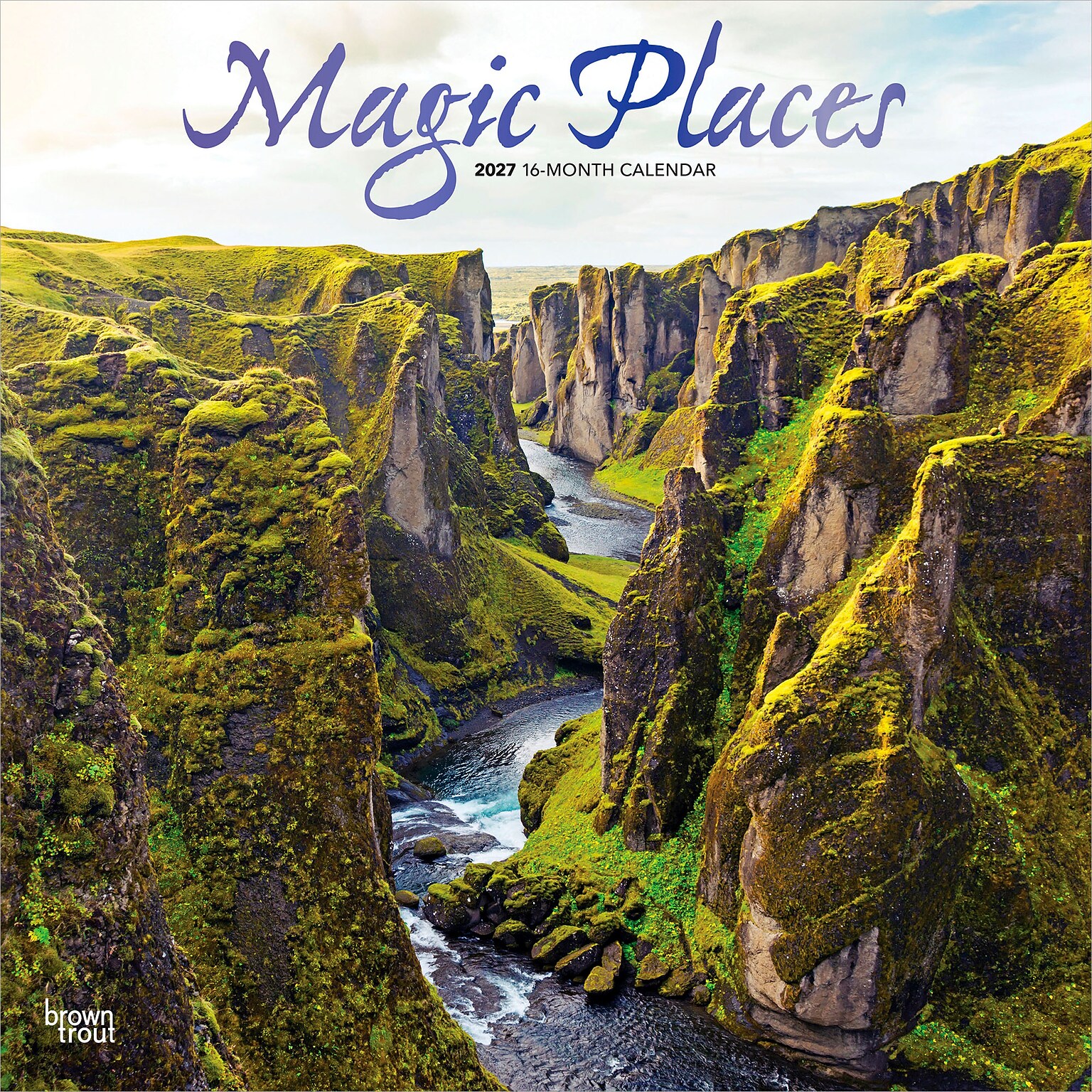 2027 BrownTrout Magic Places 12 x 12 Monthly Wall Calendar (9798330711680)